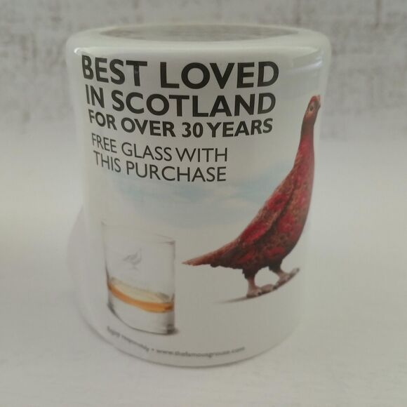 NEW The Famous Grouse Collectible Whiskey Glasses Etched Design 6 Oz Set of 2 - Picture 3 of 5